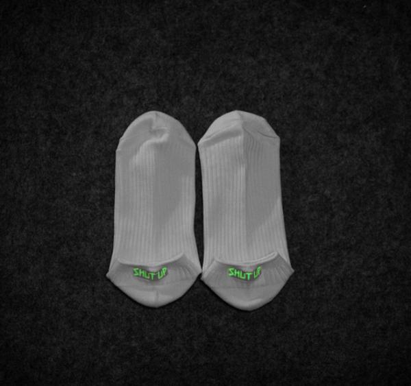 Novelty Letters Luminous Casual Cotton Unisex Ankle Socks Men / Women