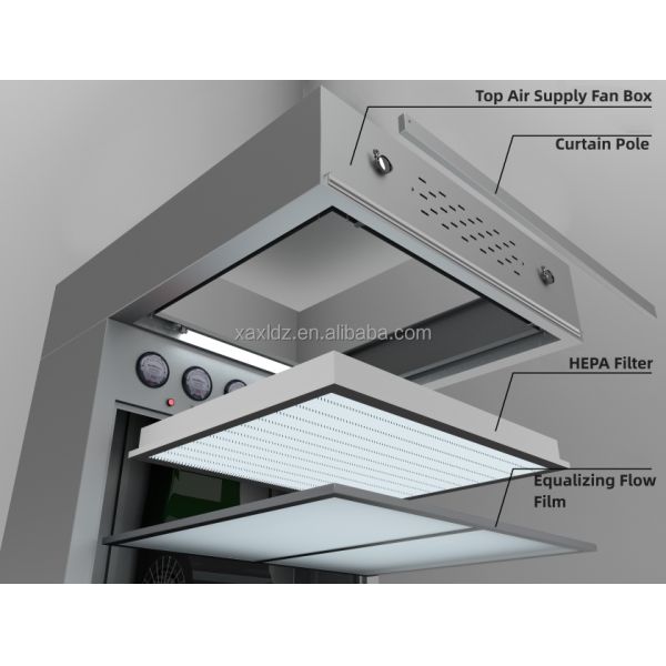 Downflow Laminar Flow Safety Weighing Pharmaceutical Powder Clean Room Dispensing Booth