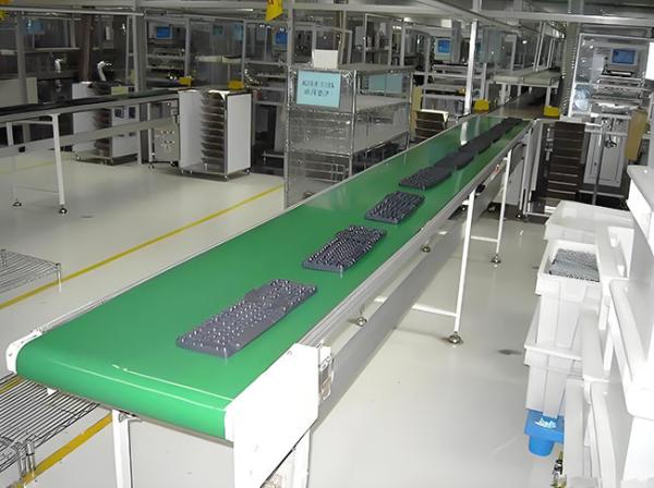 Ligne de convoyeur à courroie ESD haute vitesse de précision pour la fabrication de smartphones