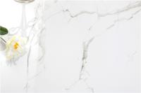 White Glazed Polished Marble Porcelain Tiles for Floor / Wall