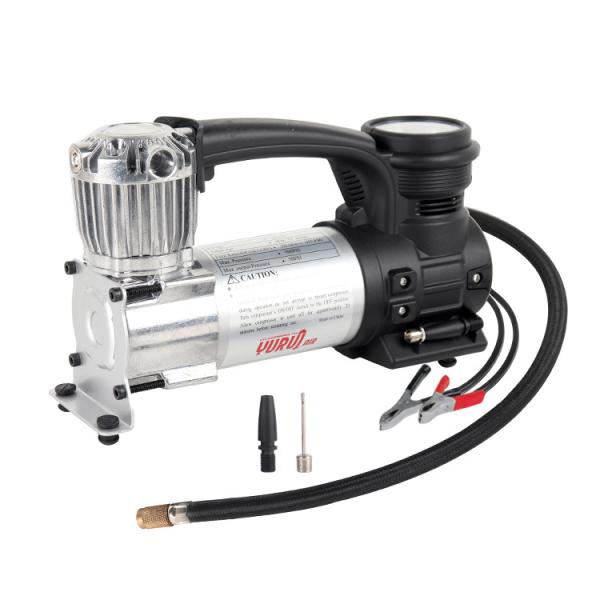 Metal de cilindro único para caminhão off-road 4x4 compressor de ar de prata de alta pressão infladores de pneus de carro
