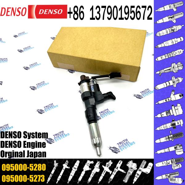 Injetor de combustível diesel comum 095000-5280 095000-5281 Para motor de camião HINO J08E 23910-1360