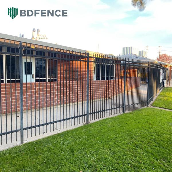 Anti-Corrosion Tubular Steel Fence Saltwater Resistant
