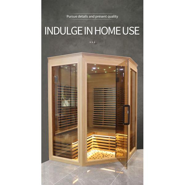 Luxury Traditional 5-6 Person Himalayan Salt Dry Sauna