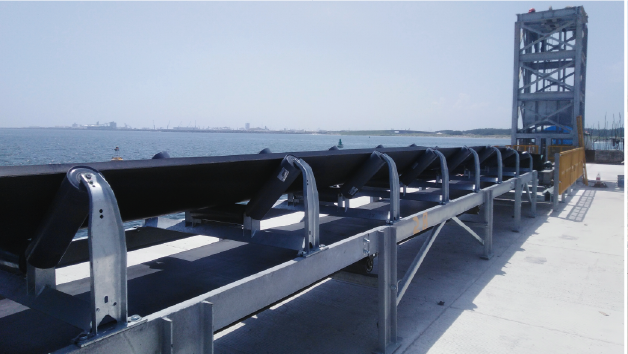 Conveyeur à rouleaux à rouleaux pour convoyeur à courroie industrielle