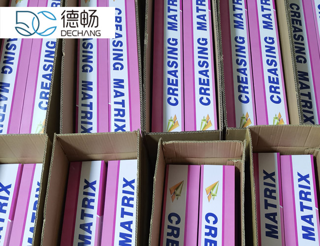 Цвет 0.3mm×1.5mm пинка матрицы вырезывания плашки материала PVC Creasing