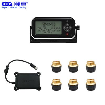 Painel LCD de Digitas tpms do caminhão dos tpms do carro do sistema de vigilância de uma pressão dos pneus de 203 libras por polegada quadrada rv