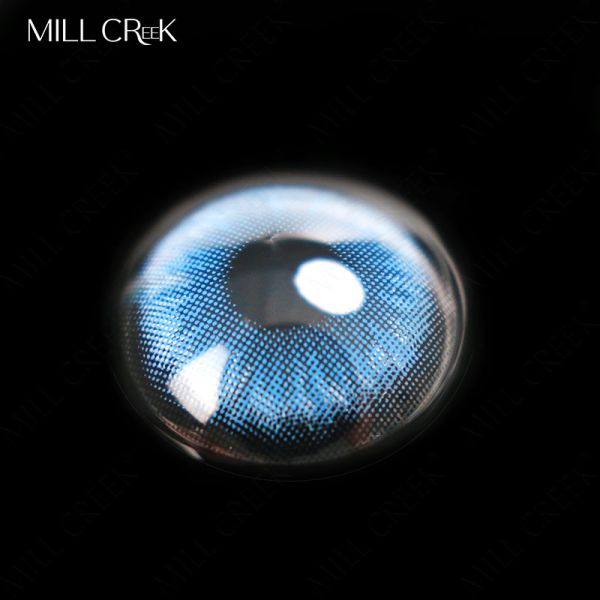 OEM Realistic Blue Aqua Colored Contacts For Brown Eyes