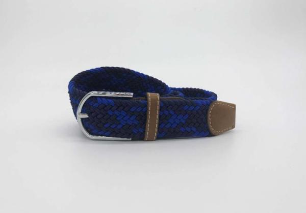 3.5cm Width Mens Woven Elastic Belt For Work Shorts Pants