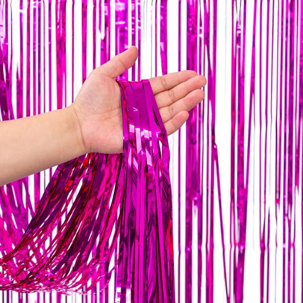 Couleur moderne Tassel rideau de pluie Frange Design créatif pour la célébration d'anniversaire