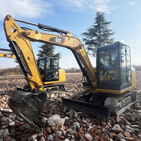 Used Caterpillar 305.5E2 Excavator 0.22m³ Bucket Capacity 34kw Rated Power 5.5 Tonnage