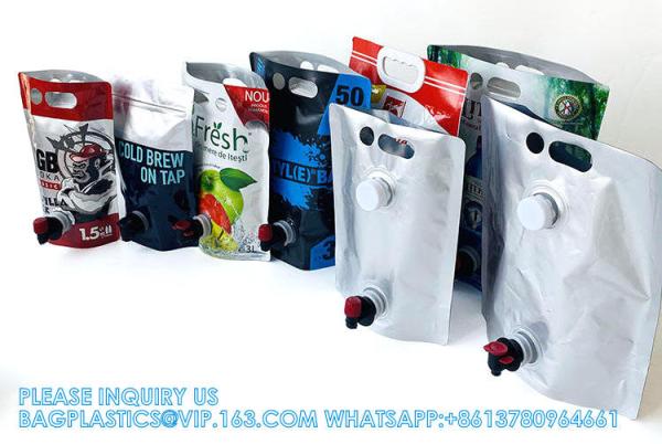 Custom Printed Coffee Wine Drinks Water Liquid Stand Up Pouch Bag With Valve coffee pouches, coffee bags, juice pack