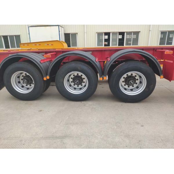 40-футовый трейлер контейнера, Три скелетный трейлер цапфы для перехода холодовой цепи