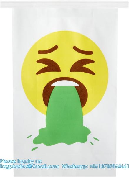 Airplane Vomit Barf Bags - Disposable Air Sickness Bags Vomit Bags For Car, Uber, Travel