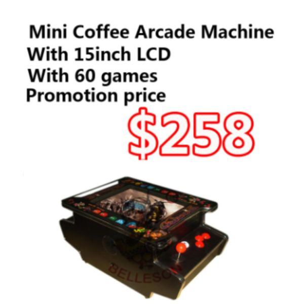 15 Inch LCD Screen Mini Pac Man Arcade Game Machine Two Side Two Player