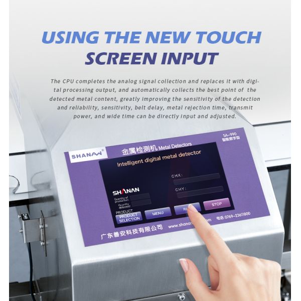 Высококачественный промышленный конвейер металлоискатель для пищевых продуктов