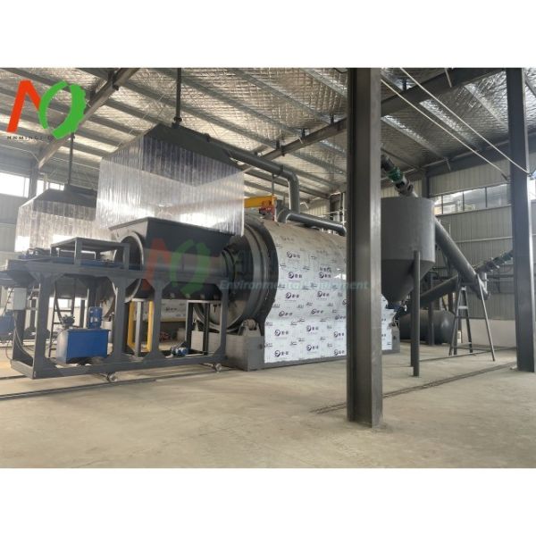 Waste Rubber Tire Plastic Pyrolysis Carbon Black Plant for Tire Pyrolysis Oil Production Line