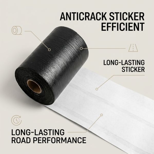 Polymer Modified Asphalt Crack Tape Reflective Crack Control Waterproof Tape