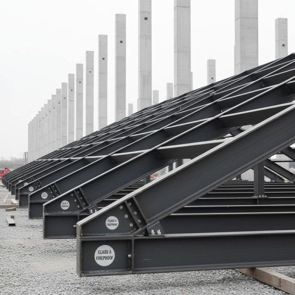 Customizable Heavy Duty Truss with 30% Roof Pitch and Class A Fireproof Rating for Large Scale Buildings