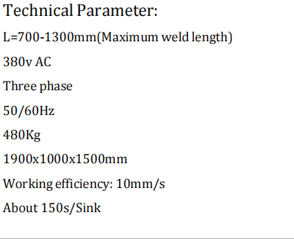 Кухонный раковина машина прямого шва две чаши соединения сварочной машины