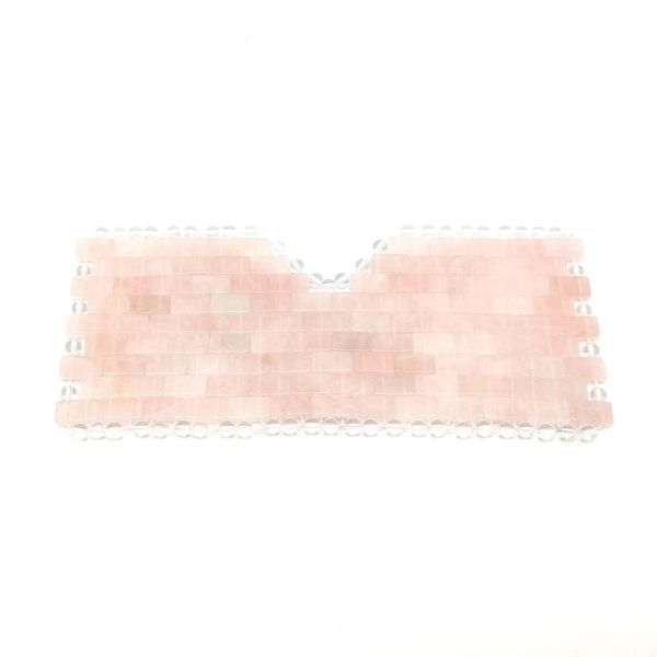 2019 Handcraft Sleep Face Jade Masks Natural Rose Quartz Eye Mask for Beauty Mat S
