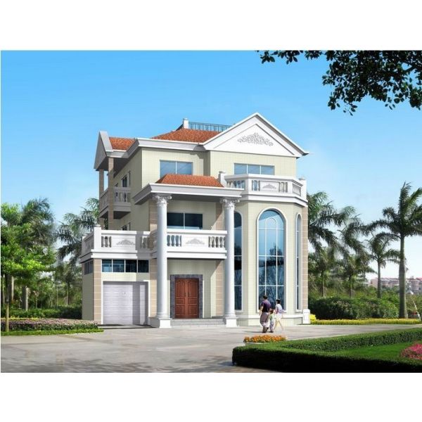 Dream Home's High Quality Luxury Modern High-End Prefabricated Light Steel Mansion House High-Gallery Luxury Villa