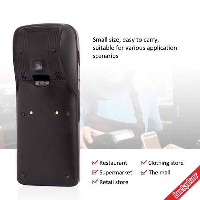 Экран касания портативной машины POS андроида 5200mAh 1.25Ghz Handheld емкостный Multi