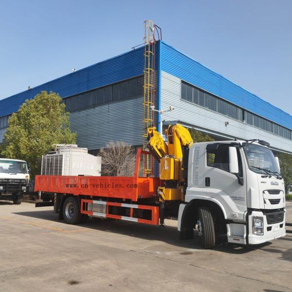 ISUZU Truck Mounted Crane 8ton Mobile Folding Boom Truck Crane