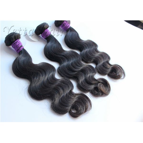 Double Weft Peruvian Weaving Hair / Smooth Soft Clean Virgin Hair