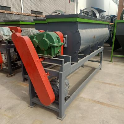 Смеситель двойных валов завода по обработке зерения органического удобрения горизонтальный