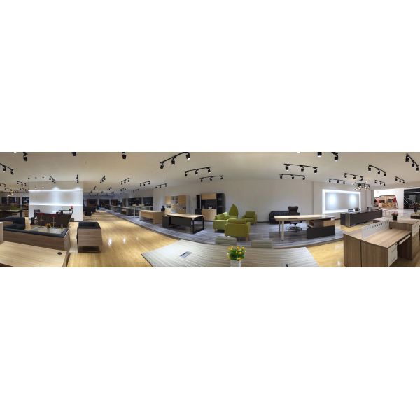 Long Service Life Office Manager Desk Grey Color Surface 5 Years Warranty