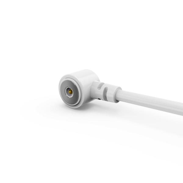 White magnetic cable connector male female power charger USB cable connector