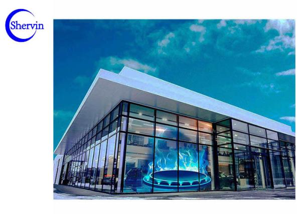 Aluminum Cabinet 1R1G1B SST-P7.81 Outdoor Transparent LED Screen