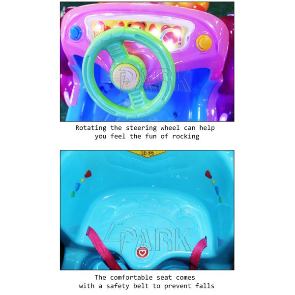 Plastic Material Coin Operated Children 's Rides On Car Toy Machine For Star Hotels