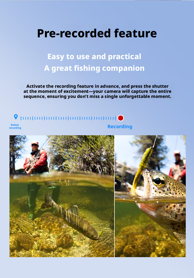 Factory Directly Supply 5K Action Camera Dual Touch Screen with Custom Service for Outdoor Diving and Camping