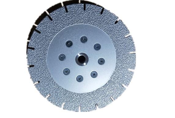 7 Inch Vacuum Brazed Diamond Cutting Blade Both Side Coated 180MM * M14