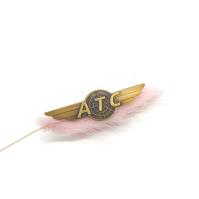 Accessoires de broche vintage Avions Avionneur Avionneur Des ailes de pilote Des broches artisanales Joyaux d'aviation en bronze