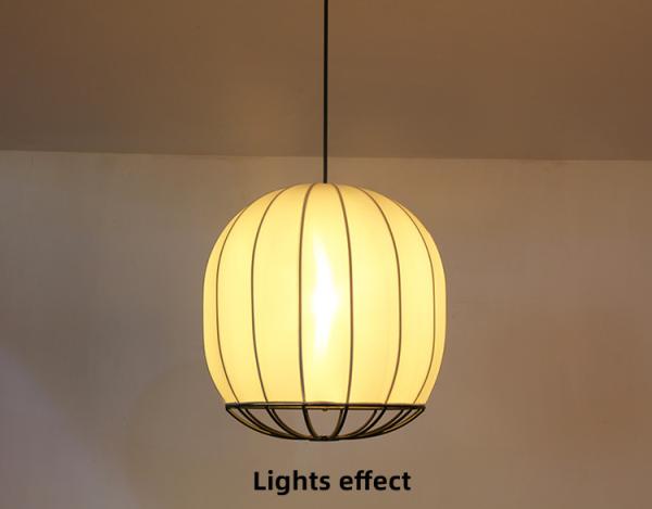 Modern and Minimalist Fabric Chandeliers Restaurants Living Rooms Hotels Homestays Lanterns lamp(WH-AP-594)