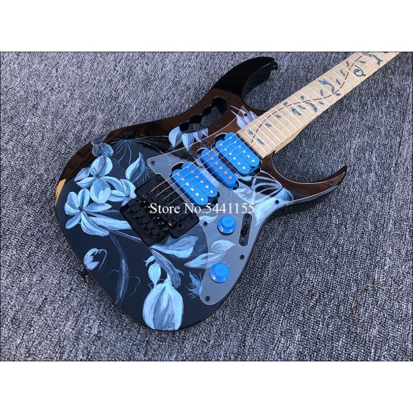 2019 High quality Electric Guitar Floyd rose Electric Guitar Hand painted guitar body free shipping