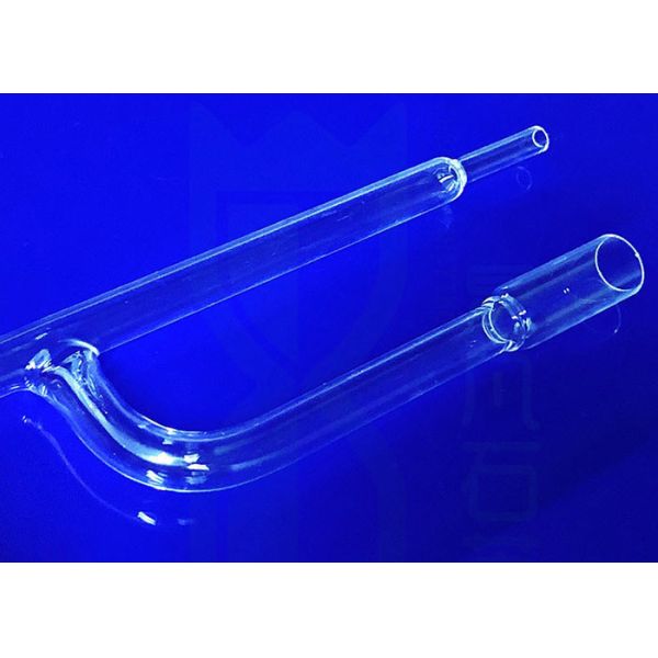 High Temperature Clear Quartz Tube Reactor Sealed Water Treatment