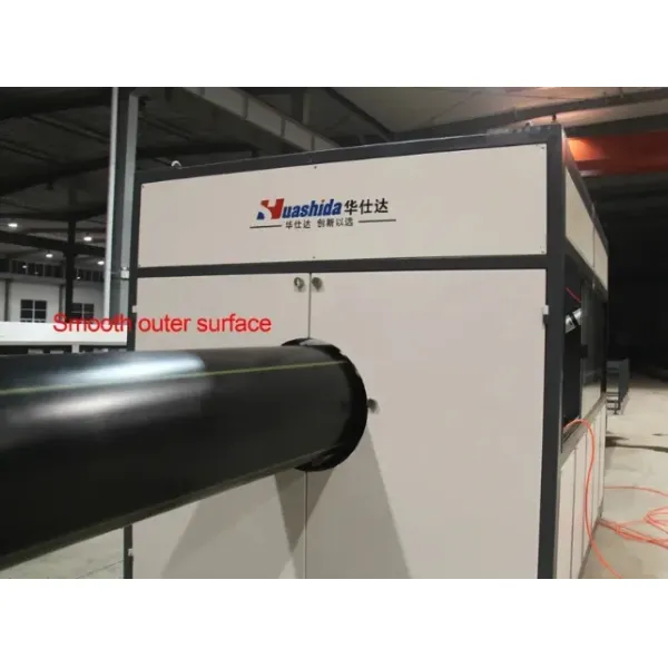 HDPE Pipe Extrusion Line with Single-screw and Vacuum Calibration for Dia20-2200mm Plastic Pipe Making