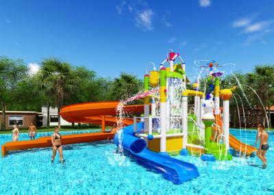 Summer Outdoor Water Playground , Commercial Swimming Pool Play Equipment