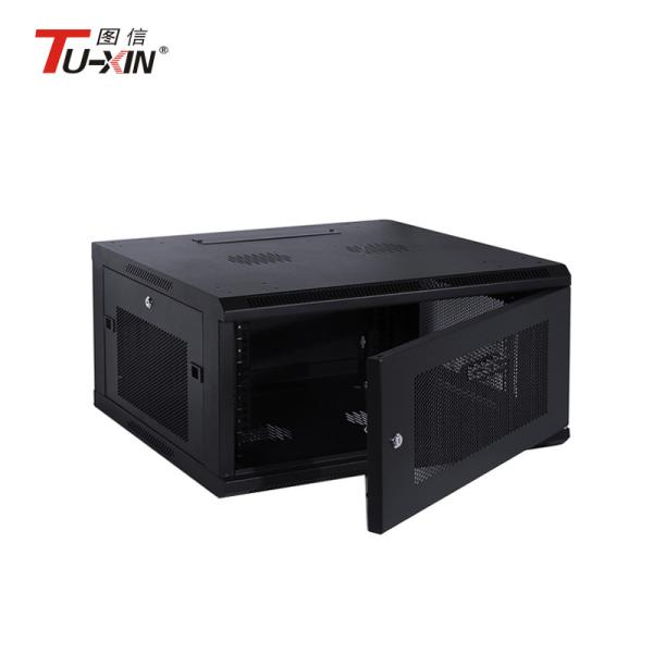 Custom 9u Wall Mount Network Cabinet IP20 Protection For Electric Industry