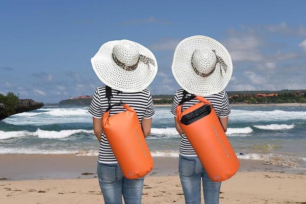 Waterproof Dry Bags Set, Dry Bag with 2 Zip Lock Seals & Detachable Shoulder Strap, Waist Pouch & Phone Case