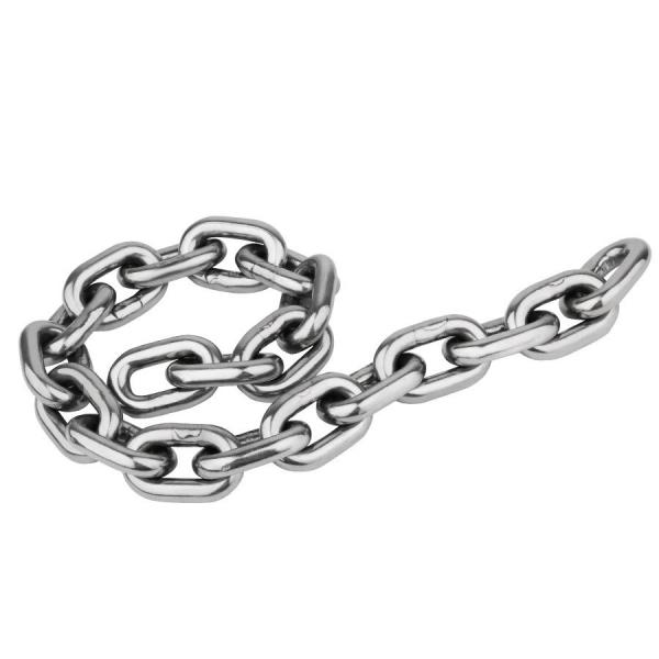 Polishing Marine Hardware 316 304 Stainless Steel DIN766 Anchor Link Chains for Boat