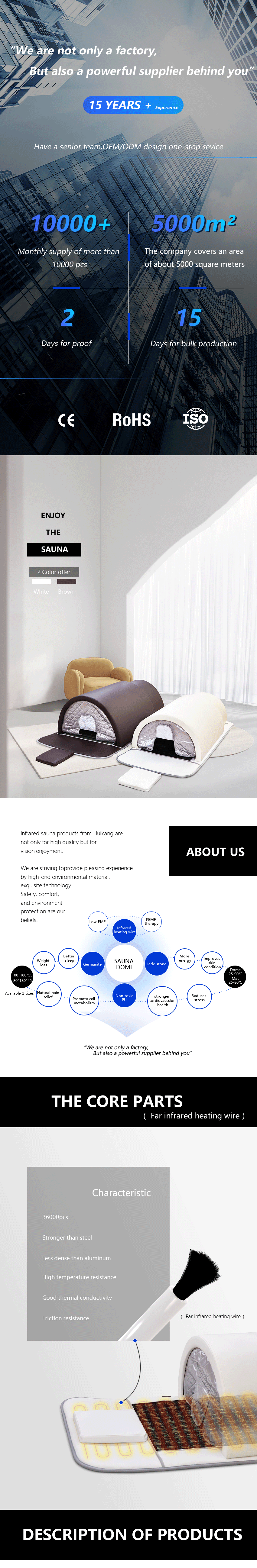 180 штук германия турмалина купол теплотерапия портативная инфракрасная сауна купол