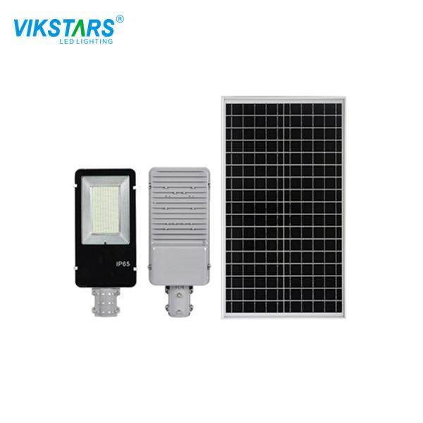 70Ra LED Street Light With Solar Panel Aluminum PC Material Support Dimmer