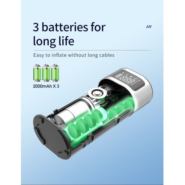 6000mAh Rechargeable Car Air Inflator Pump Powerful