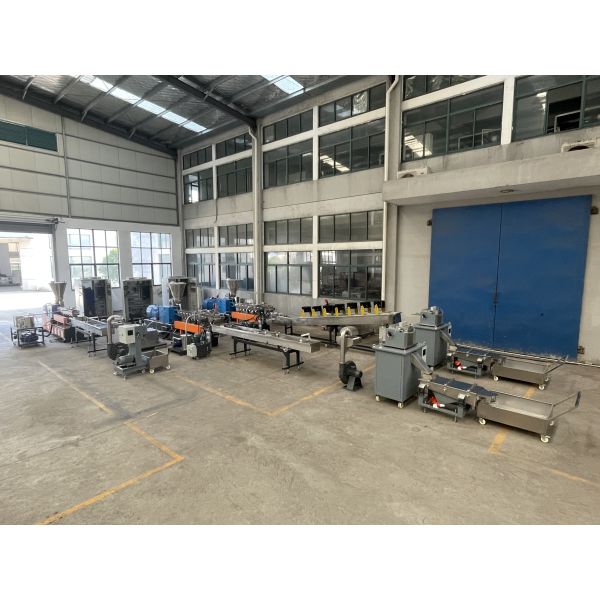Compounding Biodegradable Plastic Masterbatch Extruder For ABS Sheet Making