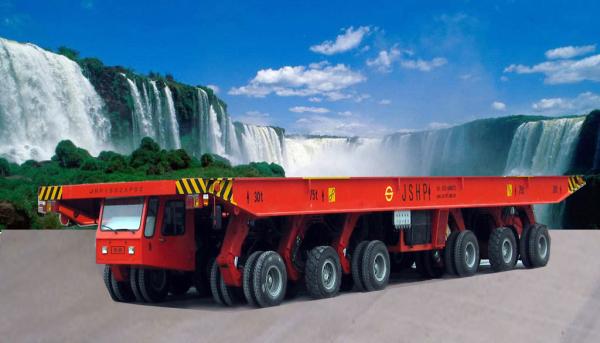 Hydraulic Bridge Truck Trailer with 500 Tons Capacity and Multi-axle Goldhofer Axles